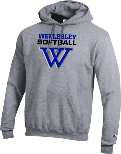 Wellesley Champion Fleece Hoodie Wellesley Softball - ONLINE ONLY