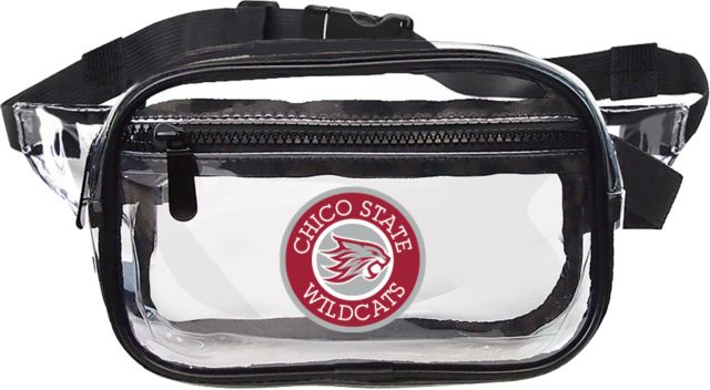 Chico State Clear Fanny Pack Chico State Wildcats Circle - ONLINE ONLY