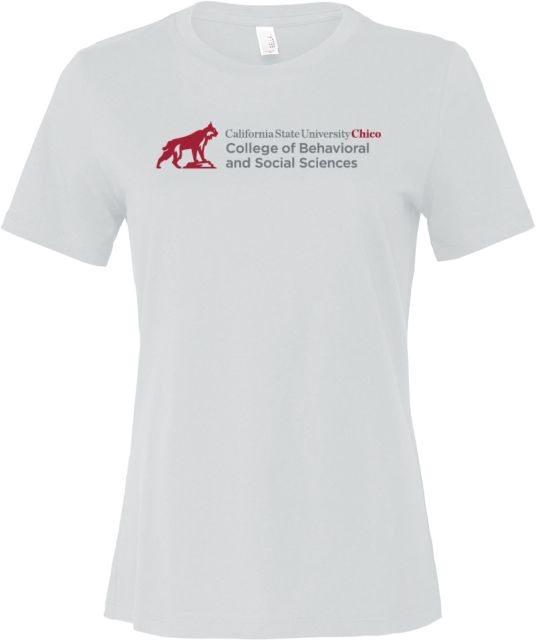 Chico Bella + Canvas Womens Relaxed Cotton T Shirt Chico State - CBSS - ONLINE ONLY