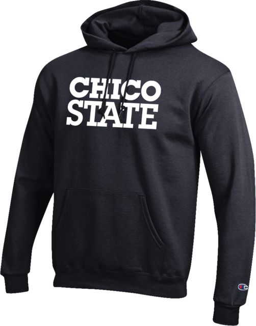 Chico State Champion Fleece Hoodie Chico State Stacked - ONLINE ONLY