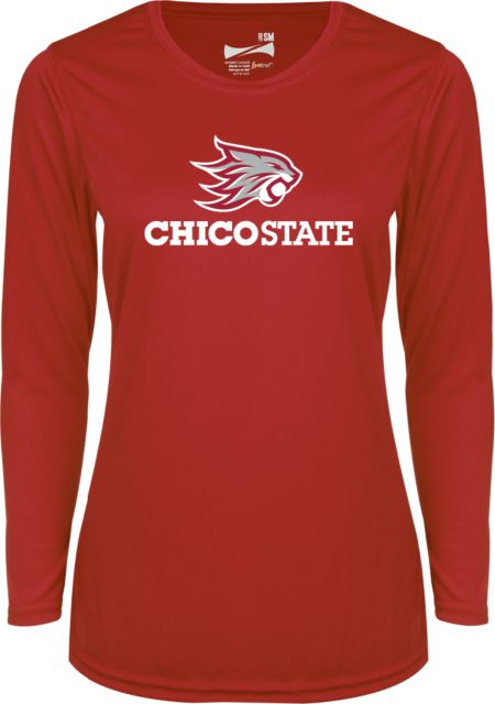 Chico State Ladies Syntrel Performance Longsleeve Shirt Chico State Primary Mark - ONLINE ONLY