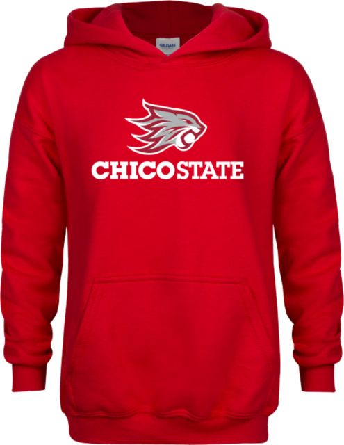Chico State Youth Fleece Hoodie Chico State Primary Mark - ONLINE ONLY