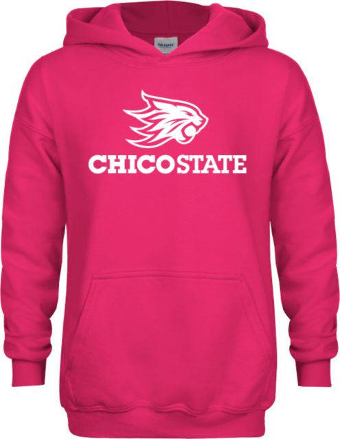 Chico State Youth Fleece Hoodie Chico State Primary Mark - ONLINE ONLY