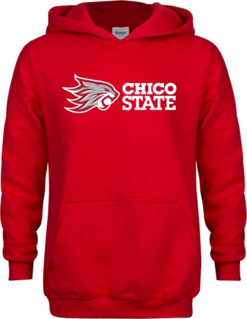 Chico State Youth Fleece Hoodie Chico State Horizontal Mark - ONLINE ONLY