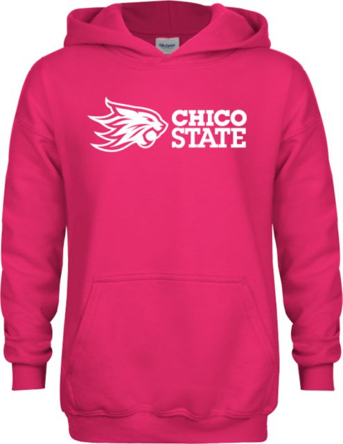 Chico State Youth Fleece Hoodie Chico State Horizontal Mark - ONLINE ONLY