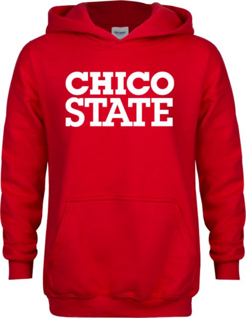 Chico State Youth Fleece Hoodie Chico State Stacked - ONLINE ONLY