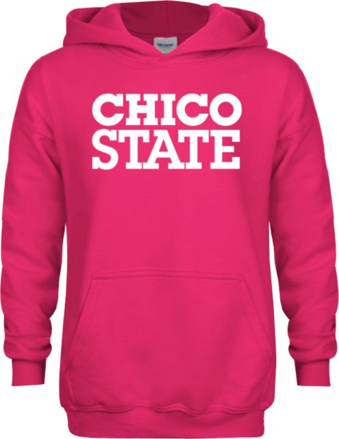 Chico State Youth Fleece Hoodie Chico State Stacked - ONLINE ONLY