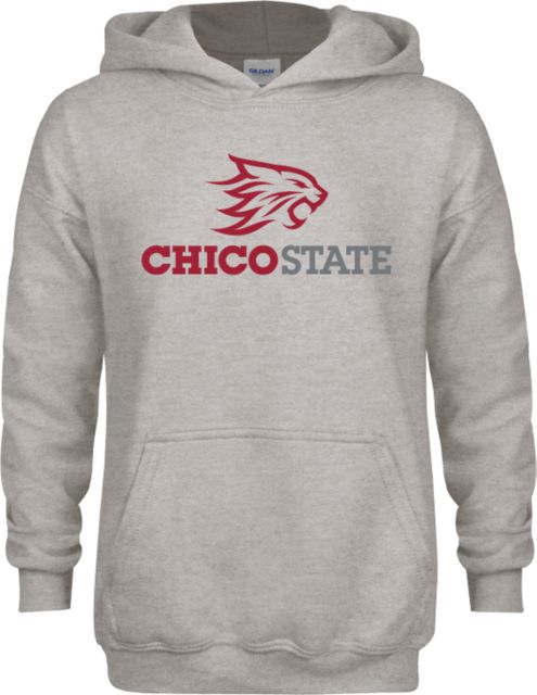 Chico State Youth Fleece Hood Chico State Primary Mark - ONLINE ONLY
