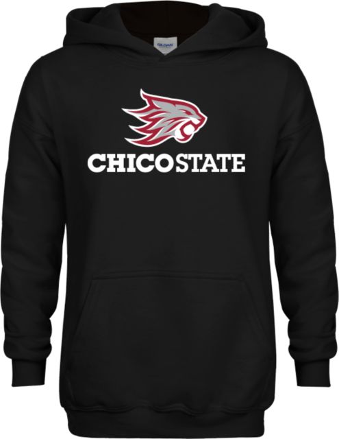 Chico State Youth Fleece Hoodie Chico State Primary Mark - ONLINE ONLY