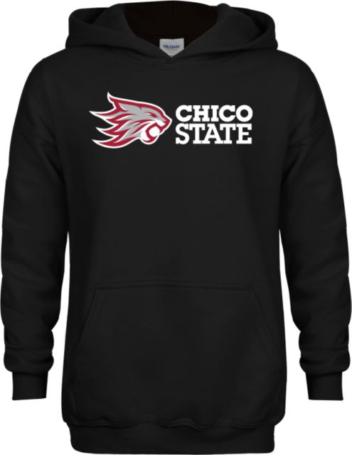 Chico State Youth Fleece Hoodie Chico State Horizontal Mark - ONLINE ONLY