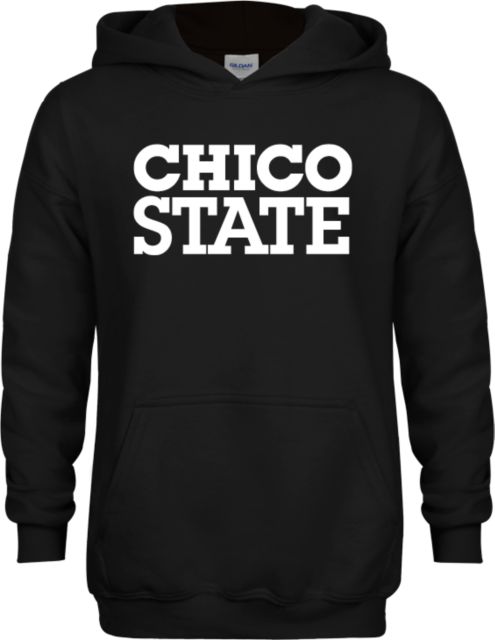 Chico State Youth Fleece Hoodie Chico State Stacked - ONLINE ONLY