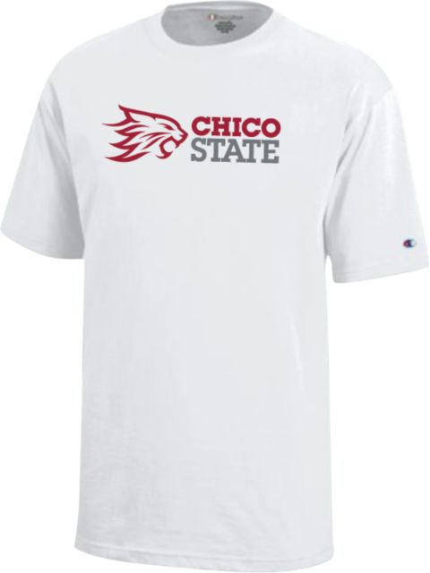 Chico State Champion Youth Short Sleeve Tee Chico State Horizontal Mark - ONLINE ONLY