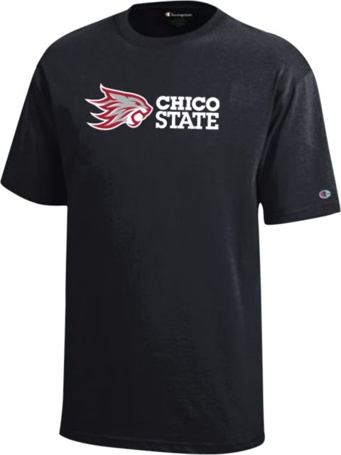 Chico State Champion Youth Short Sleeve Tee Chico State Horizontal Mark - ONLINE ONLY