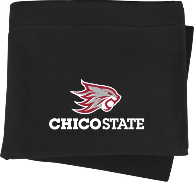 Chico State Sweatshirt Blanket Chico State Primary Mark - ONLINE ONLY