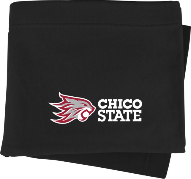 Chico State Sweatshirt Blanket Chico State Horizontal Mark - ONLINE ONLY