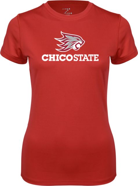 Chico State Ladies Syntrel Performance Tee Chico State Primary Mark - ONLINE ONLY