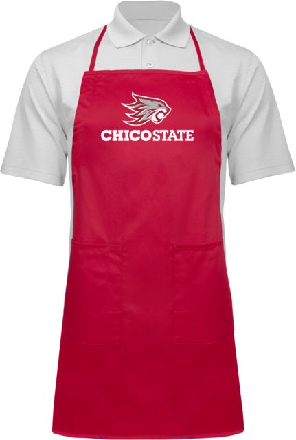 Chico State Full Length Apron Chico State Primary Mark - ONLINE ONLY