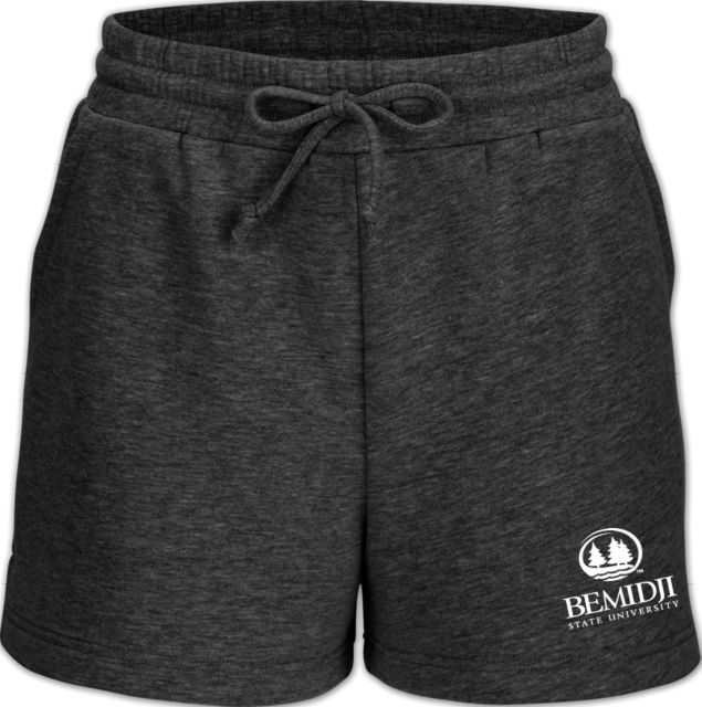 Bemidji State Boxercraft Womens Fleece Short Bemidji State University - Wordmark Stacked - ONLINE ONLY