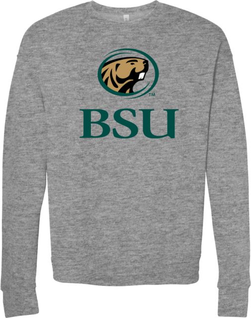 Bemidji State Bella + Canvas Fleece Crew BSU Beaver - ONLINE ONLY