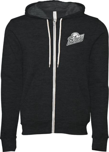 Bemidji State Bella + Canvas Dark Full Zip Hood Bemidji State University Script - ONLINE ONLY
