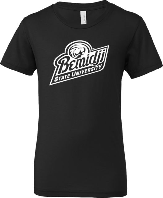 Bemidji State Bella + Canvas Youth Jersey T Shirt Bemidji State University Script - ONLINE ONLY