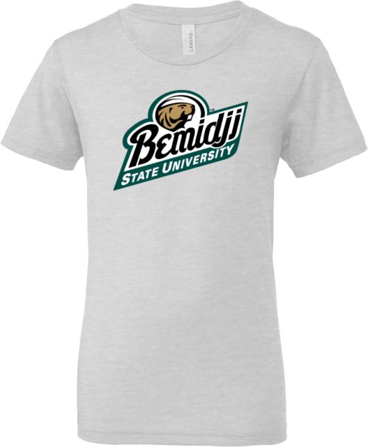 Bemidji State Bella + Canvas Youth Jersey T Shirt Bemidji State University Script - ONLINE ONLY