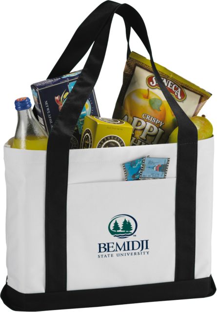 Bemidji State Contender Canvas Tote Bemidji State University - Wordmark Stacked - ONLINE ONLY