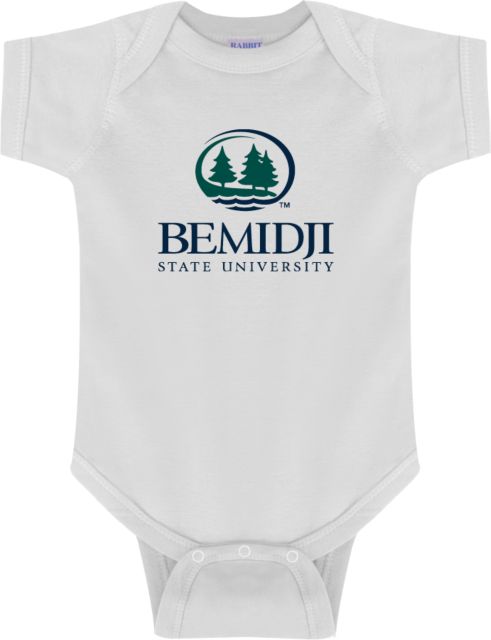 Bemidji State Infant Bodysuit Bemidji State University - Wordmark Stacked - ONLINE ONLY