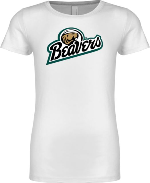 Bemidji State Next Level Girls Fashion Fit T Shirt BSU Beavers Script - ONLINE ONLY