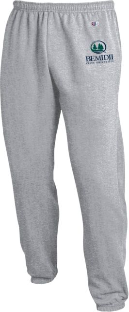 Bemidji State Champion Banded Bottom Sweatpants Bemidji State University - Wordmark Stacked - ONLINE ONLY