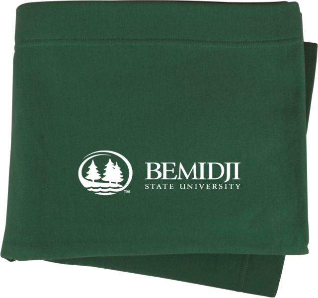 Bemidji State Sweatshirt Blanket Bemidji State University - Wordmark Horizontal - ONLINE ONLY