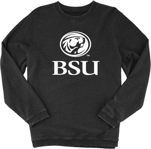 Bemidji State Boxercraft Womens Corded Crew BSU Beaver - ONLINE ONLY