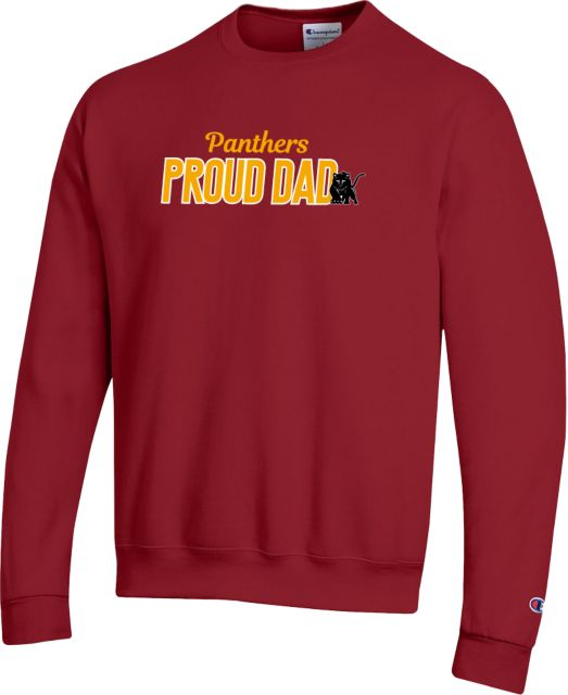 Hartnell Champion Fleece Crew Panthers  Proud Dad - ONLINE ONLY