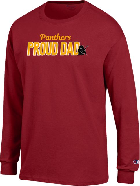 Hartnell Champion Long Sleeve T Shirt Panthers  Proud Dad - ONLINE ONLY