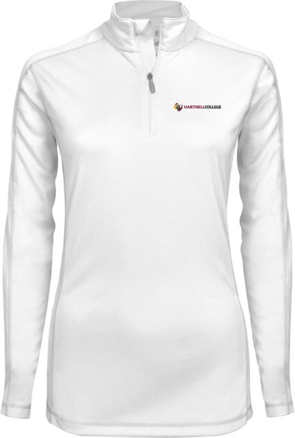 Hartnell Womens Syntrel Interlock 1/4 Zip Horizontal Mark - ONLINE ONLY