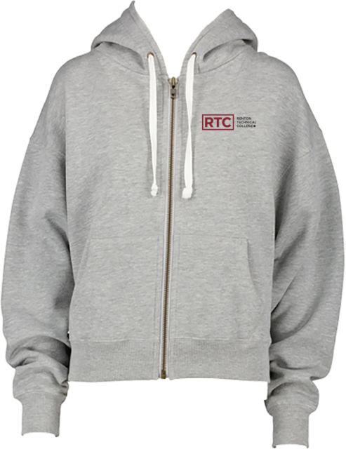Renton ENZA Womens Boxy Full Zip Hood Renton Technical College - ONLINE ONLY