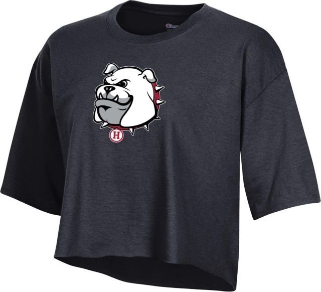 Holmes Champion Crop Tee Holmes Community College Bulldog Head - ONLINE ONLY