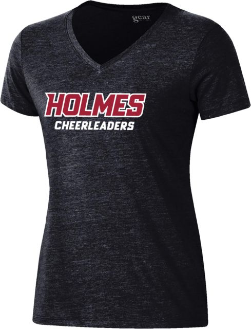 Holmes Gear Womens Triblend VNeck Tee Holmes Cheerleaders - ONLINE ONLY