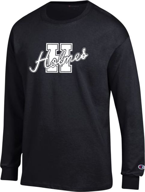 Holmes Champion Long Sleeve T Shirt Homes Primary Logo - ONLINE ONLY