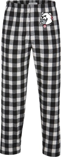 Holmes Boxercraft Unisex Buffalo Flannel Pajama Pant Holmes Community College Bulldog Head - ONLINE ONLY