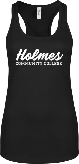 Holmes Next Level Racerback Tank Holmes Community College Stacked - ONLINE ONLY