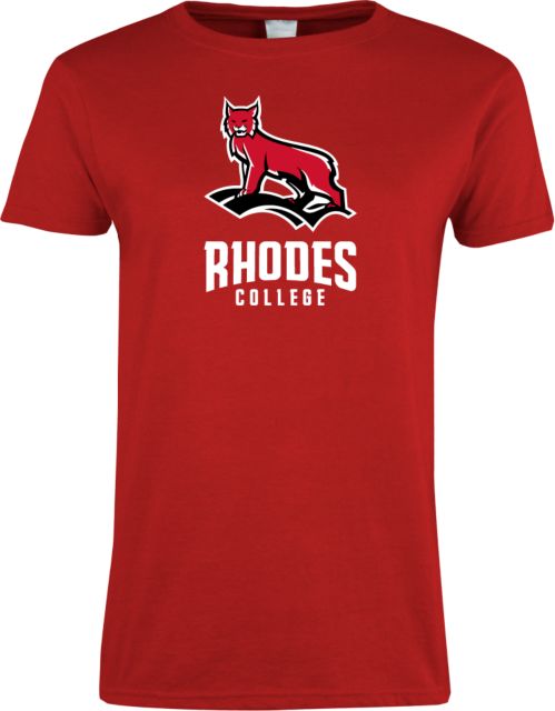 Rhodes Womens Short Sleeve Red Tee Lynx and Bridge - ONLINE ONLY