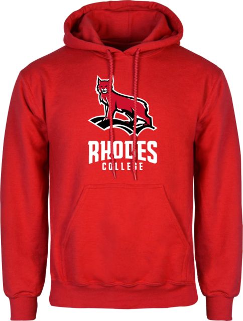 Rhodes Red Fleece Hoodie Lynx and Bridge - ONLINE ONLY