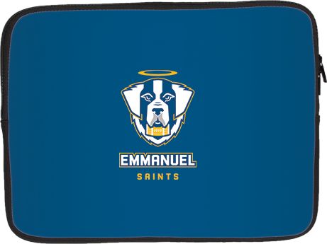 Emmanuel 15 inch Neoprene Laptop Sleeve Primary Logo - ONLINE ONLY