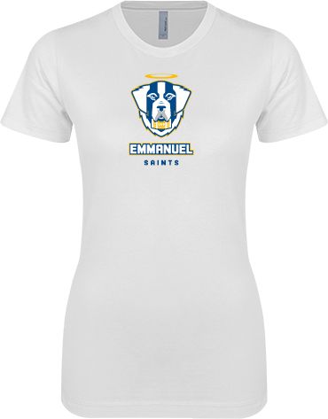 Emmanuel Next Level Womens Boyfriend Tee Primary Logo - ONLINE ONLY