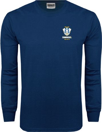 Emmanuel Long Sleeve T-Shirt Primary Logo - ONLINE ONLY