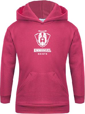 Emmanuel Youth Fleece Hoodie Primary Logo - ONLINE ONLY
