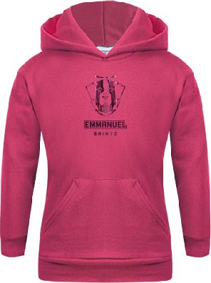 Emmanuel Youth Fleece Hoodie Primary Logo - ONLINE ONLY