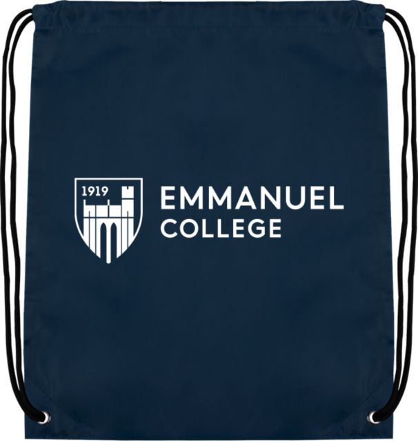 Emmanuel Drawstring Backpack Institutional Mark Horizontal - ONLINE ONLY