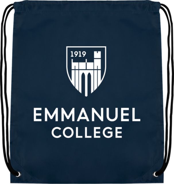 Emmanuel Drawstring Backpack Institutional Mark Vertical - ONLINE ONLY
